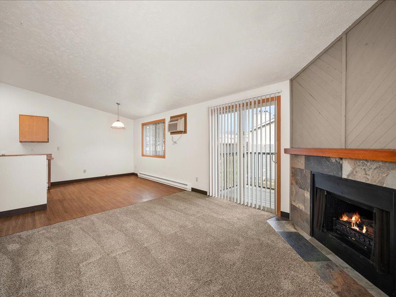 Living and dining rooms, unit style 2B